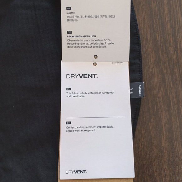 🆕 The North Face Men's DryVent Jacket, Medium-TNF Black/TNF Black, Authentic - Picture 6 of 9
